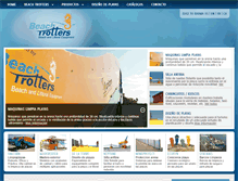 Tablet Screenshot of beach-trotters.com